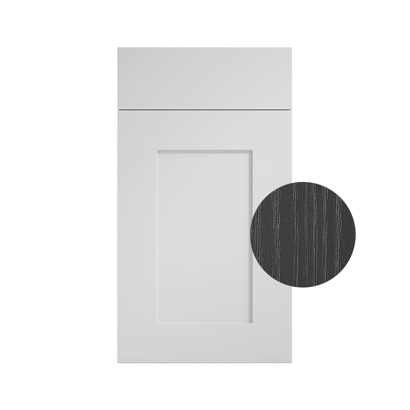 Taunton Graphite Woodgrain Finish Kitchen Doors Smart Kitchen Doors